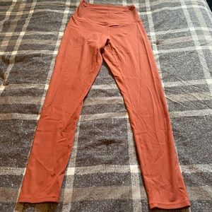 Paragon high rise wrap leggings, Coral.